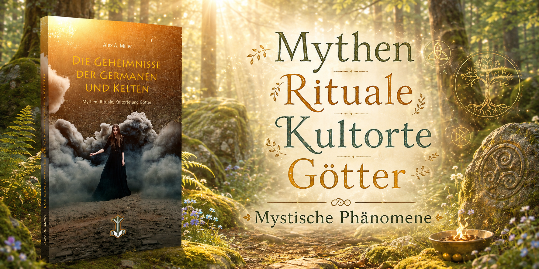Buch von Alex Miller "Die Geheimnisse der Germanen und Kelten"