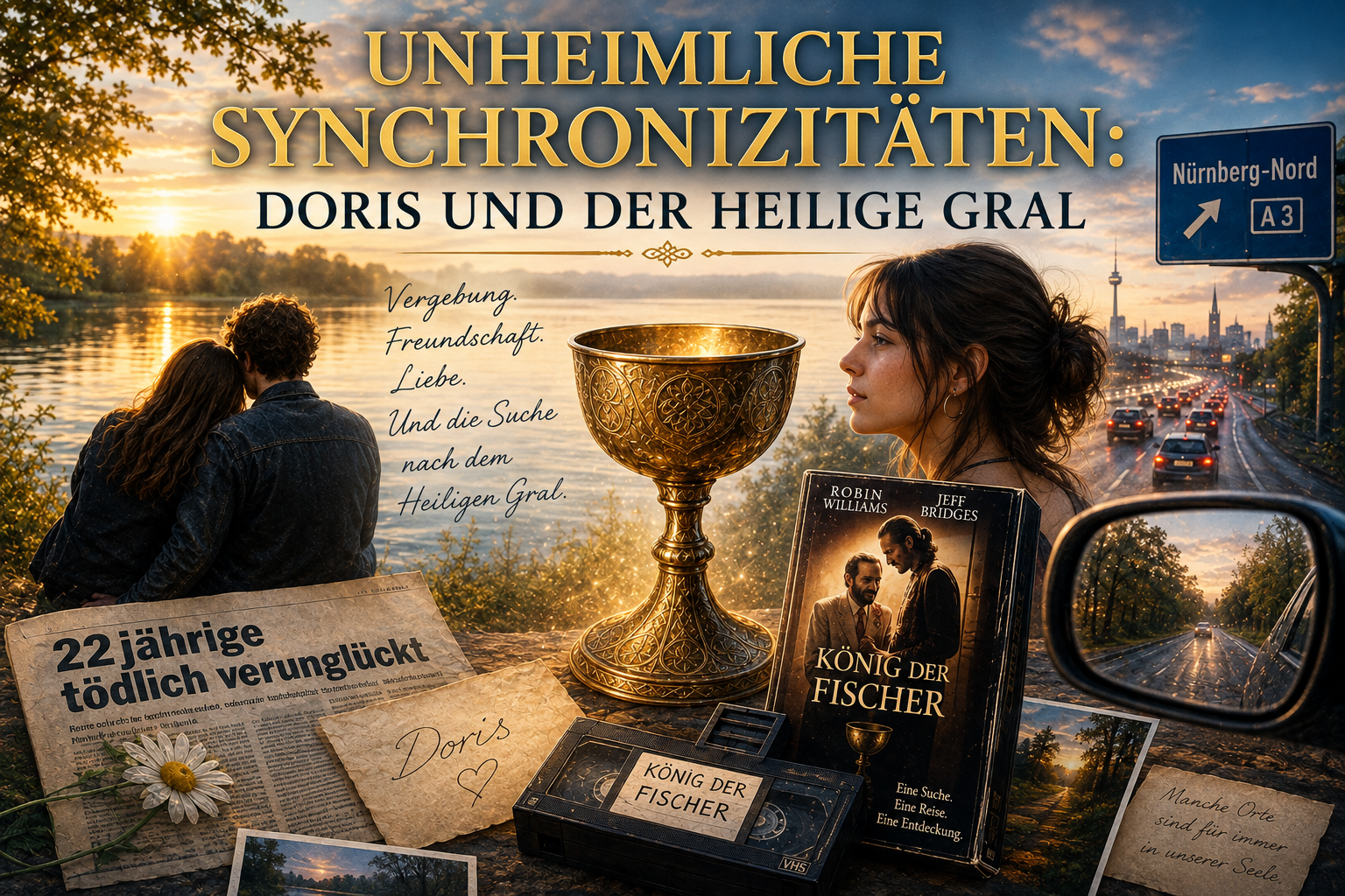 Eine Frau und der heilige Gral, A3 Nürnberg-Nord und der Film König der Fischer